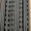 SUPERJARE 0.79'' Extra-Thick Exercise Equipment Mats, 18 Pcs 72 Sq Ft Rubber Top Floor Tiles with High Density EVA Foam, Interlocking Gym Flooring for Home Gym, Workout Mat, Black/Grey