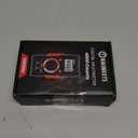 KAIWEETS Digital Multimeter with Case, DC AC Voltmeter, Ohm Volt Amp Test Meter and Continuity Test Diode Voltage Tester for Household Outlet, Automotive Battery Test (Anti-Burn with Double Fuses) (KM100)