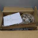 OYEARS 22.5" Boho Table Lamps Set of 2 for Living Room, Bedside Lamp for Nightstands, Rattan Lamp for Bedroom, Farmhouse Table Lamp for Room Decor, End Table, Retro, Brown (Not Include Bulbs）