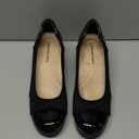 DREAM PAIRS Women's Pumps Low Chunky Block Closed Toe Shoes Work Comfortable Heels Round Toe Dress,Size 8,Black,DWUMPU2507