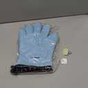 KITCHEN PERFECTION Silicone Smoker Oven Gloves For Women -Extreme Heat Resistant BBQ Gloves -Handle Hot Food Right on Your Smoker Grill Fryer|Waterproof Oven Mitts Grill Gloves |Superior Set+3 Bonuses (One Size Fits Most, Aqua)