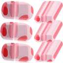 100 Pcs Self Heated Steam Eye Masks Disposable Self Heating Eye Mask Bulk Steam Mask Warm Compress Gifts for Home Office Travel Warm Sleep Supplies (Pink)