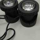 Colored Pond Lights with Timer, RGB Fountain Lights IP68 Waterproof, Underwater LED Dimmable Outdoor Light for Fish Tank Pond Fountain Garden Landscape, 2 in Set