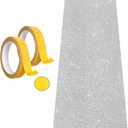 Carpet Runner Runway Rug, Glitter Silver Carpet Runner 55 GSM Thickness (2.46 x 30Feet) for Wedding Party Hallway Rug, Christmas Xmas Thanksgiving