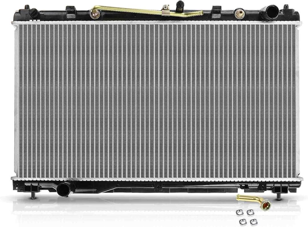 Engine Coolant Radiator Assembly with Transmission Oil Cooler Compatible with Lexus ES300 02-03, ES330 04-06 & Toyota Camry 02-06, Solara 05-08, Automatic Transmission, Replace# 164000A240