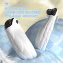 PlayVital Magic Wings Protective Case with Stand for Nintendo Switch 2 | Joycon Silicone Grips, PC Console Hard Shell, 2 Joystick Caps | Cute Animal Accessories Dockable Cover for Switch 2 - White