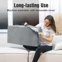 LightEase Post-Surgery Leg, Knee, Ankle Elevation Double Wedge Pillow, Memory Foam Leg Elevating Pillow for Injure, Sleeping, Foot Rest, Reduce Swelling