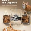 oneisall Automatic Cat Feeder for 2 Cats, 20 Cups/5L Auto Cat Feeder, Automatic Cats Food Dispenser for Small Pets Indoor, Timed Pet Feeder for Dry Food