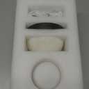 8" Vintage Sconce Wall Lighting with Alabaster and Opal Glass Globe Shade, Modern Bathroom Vanity Beside Mirror, Hardwired Wall Mounted Lamp for Living Room Bedroom Stairwell (Black)