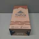 Trailvia Comfortable Footbed Sandals for Men & Women  Adjustable Buckle & Arch Support, Waterproof Summer Slides for Outdoor, Beach & Everyday Adventures (Black)