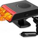 Car Heater, 2-in-1 Car Defroster with 360 Rotation for Instant Windshield Defogging Demisting, Fast Heating & Cooling Fan for All 12V Vehicles, Trucks, RV