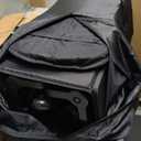 Pamo Babe 4 in 1 Baby Playards with Bassinet & Changing Table, Portable Crib Breathable Mesh and Toy Mobile (Black)