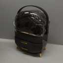 CANITORON Makeup Organizer,Large Capacity Skincare Organizer for Vanity,Cosmetic Organizer with 2 Drawers and Transparent Cover for Bedroom Countertop and Bathroom Countertop Storage.(Gray)