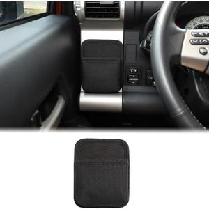 1Pcs Dashboard Side Air Vent Outlet Storage Bag Compatible with Toyota FJ Cruiser 2007-2021, Center Console Multifunction Organizer Tray Pouch Box for Phone/Coin/Key/Card Storage Expansion Accessories