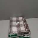 Buffalo Check Curtains 95 inches Long Cotton Basement Gingham Plaid Kitchen Window Curtain Panels Living Room Checker Drapes Bedroom Rod Pocket Window Treatment 2 Panels Brown and White