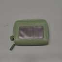 GOIACII Small Genuine Leather Wallet for Women, RFID Blocking Credit Card Holder Wallet (A05 Light Green)