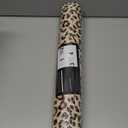 JiffDiff Leopard Print Peel and Stick Wallpaper, Waterproof Removable Self Adhesive Textured Wall Paper, Yellow Unique Funky Cheetah Contact Paper for Bedroom and Bathroom 800"X17.3"(96.2 sq. ft) (Black/Gold)