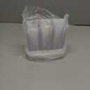 Kingrol 150 Count Plastic Dessert Plates, Mini Mini Mini Disposable Square Plates for Desserts, Appetizers, Sauces, Tastings