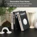 Decorative Books for Home Decor,Set of 3 Stylish Fake Books of Room Books Decor Aesthetic,for Coffee Table Decor,Living Room, Table, Shelf Decor,Modern Hardcover Stacked Display Books
