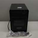 EUHOMY Nugget Ice Maker Countertop, 40Lbs/24H Pebble Ice Maker Machine, Self-Cleaning Countertop Sonic Ice Makers with Ice Scoop & Basket, Pellet Ice Maker Machine for Home/Kitchen/Office (Black)