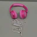 iClever BTH22 Kids Bluetooth Headphones, 60H Play Time, 74/85 dBA Safe Volume, Bluetooth 5.4, USB C, Over Ear Kids Headphones Wireless with Mic AUX Cord for iPad/Tablet/Travel, Blossom Pink