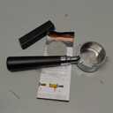 51mm Bottomless Portafilter 3 Ears with Puck Screen & WDT Tool, Stainless Steel Filter Basket, Compatible with Delonghi Dedica EC680/685/885, SMEG ECF01 & EUPA Espresso Machines