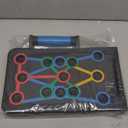 Solid Push Up Board 15 in 1 Home Workout Equipment Multi-Functional Pushup Stands System Fitness Floor Chest Muscle Exercise Professional Equipment Burn Fat Strength Training Arm Men & Women Weights