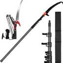 DOBEN 27FT Lightweight Carbon Fiber Manual Pole Saw for Tree Trimming