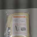 Air Conditioner covers for inside 20"W x 14"H x 6"D Compatible with Midea Window Air Conditioner 8000/10000/120000 BTU, 3 Layers Insulation AC Cover Compatible with Midea U shaped AC Unit, Beige