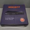 Blu Ray DVD Player, WISCENT Full HD 1080p Home Theater Disc System, Region A/1 Blu-Rays,HD Blu-Ray DVD Player for TV with Coaxial Audio/HDMI/AV/Output, USB Input, Built-in PAL NTSC