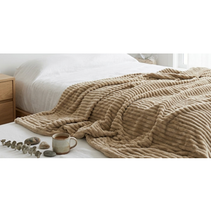 70x150 cm The Ribbed Corduroy Plush Throw Blanket 