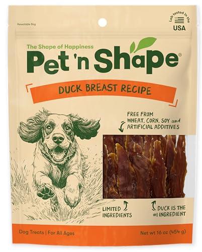 Pet 'n Shape Duck Breast Jerky Dog Treats - 16 Ounce (Best By: 11/03/2026)