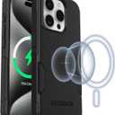 OtterBox iPhone 15 Pro Commuter Series Case - MagSafe Edition - Black, Slim & Tough, Pocket-Friendly, with Port Protection