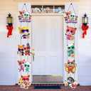 2pcs Super Cats Porch Sign Door Hanging Banner, Cute Animal Birthday Party Supplies for Kids Party Wall Decorations