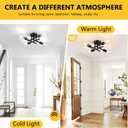 Asnxcju 4-Light Hallway Semi Flush Mount Light Fixtures, Farmhouse Black Light Fixtures Ceiling Mount, Indoor Close to Ceiling Lighting for Kitchen Entryway Bedroom Foyer (Bulb Not Included)