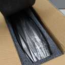 Silvery Ceramic Tall Floor Vase,17.7 Inch Large Modern Flower Vases for Home Dcor,Wicker Big Floor Vases Decorations for Farmhouse, Living Room,Bedroom,Standing Plastic Vase Decorative Tall