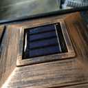 2PK Solar Post Cap Lights Outdoor Fence Cap Light for 4x4 Wooden Posts