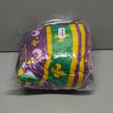 Moukeren 4 Pack Mardi Gras Throw Blanket Soft Flannel Throw Decor with Alligator Mask Fleur De Lis Design for Sofa Couch Mardi Gras Party Holiday Home Decorations 40"x50"