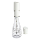 BonJour Chef's Tools Plastic Salad Dressing Carafe and Handheld Mixer, 12-Ounce, Salad Chef, White/Clear
