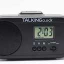 Digital Alarm Clock LCD Voice Talking Table Clock,Speaks The time Hour mintes Talking Alarm Clock for The Blind with Cute Music Alarm Wake up.