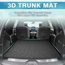 Mixsuper Cargo Liner for 2021-2025 2026 Chevrolet Tahoe/GMC Yukon, Behind The 2nd Row Seats, All Weather Cargo Mat Rear Trunk Liner Black