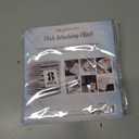 4 x Non Scratch Wire Dishwashing Rag, 8 Pack Double Layer Reusable Wire Dishcloth, Silver Mesh Metal Cleaning Cloth for Pots, Pans, Sink, Steel Cookware, Wet & Dry Cleaning