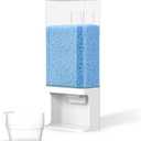 52.5 OZ Laundry Detergent Dispenser/Wall-Mounted Scent Booster Beads Dispenser for Laundry Room Storage, Suitable for Softener Beads/Sea Salt/Rice Dispenser/Sprinkles/Solid Grain Organize