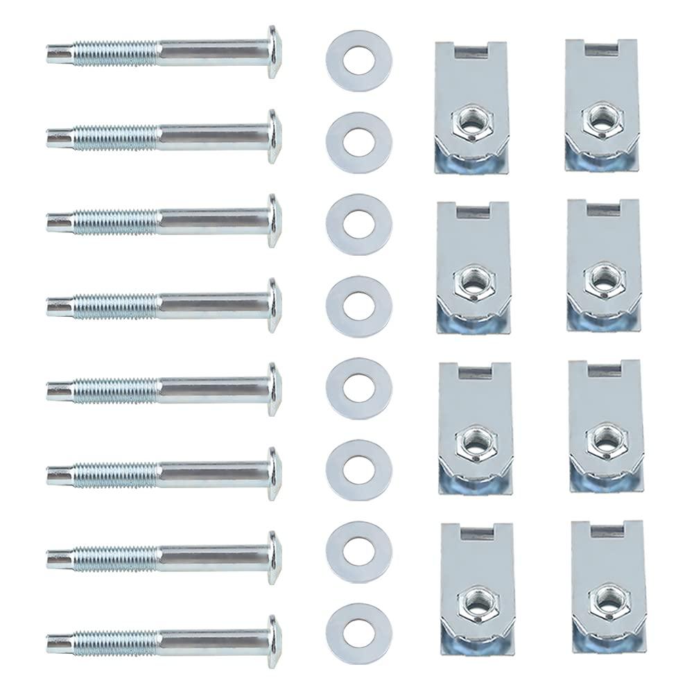 Truck Bed Mounting Bolt Nut Hardware Kit Compatible with 1997-2014 F150,1997-1999 F250,2006-2008 Lincoln Mark LT Replaces # W708605-S436 W709424-S901 924-312