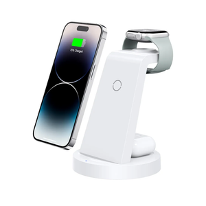 3 in 1 Charging Station for iPhone - Wireless Charger for Apple Products Multiple Devices - Charging Dock Stand for AirPods (for iPhone 16e 16 15 14 13 pro 12 11 X Max)