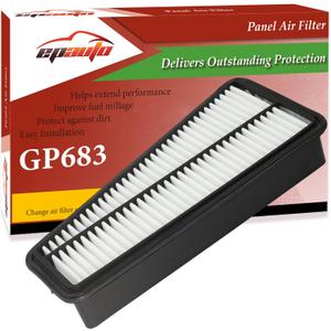 EPAuto GP683 (17801-0P010 / CA9683) V6 Engine Air Filter Replacement for Toyota V6 4Runner (2003-2009), FJ Cruiser (2007-2009), Tacoma (2005-2015), Tundra (2005-2010)