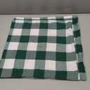 MIULEE Pack of 2 Christmas Buffalo Check Plaids Porch Throw Pillow Covers Classic Retro Linen Farmhouse Cushion Case Soft Pillowcases for Home Decor Sofa Bedroom Couch 18 x18 Inch Green and White