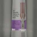 Conair Double Ceramic 1 -Inch Curling Iron, 1 -Inch Barrel Creates Soft Waves & Curls, Hair Curler for Use on Medium & Long Hair, White/Rose Gold