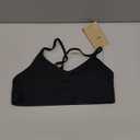 Nike Girls Indy Sports Bra (Large, Black/Black)