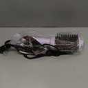 JIGGL ExtraLargeOvalBarrel Blow Dryer Brush Straightener: One Step Hot Air Hair Dryer Brush for Medium and Long Hair Women, Straightening/Smoothing/Drying/Volumizing, Purple